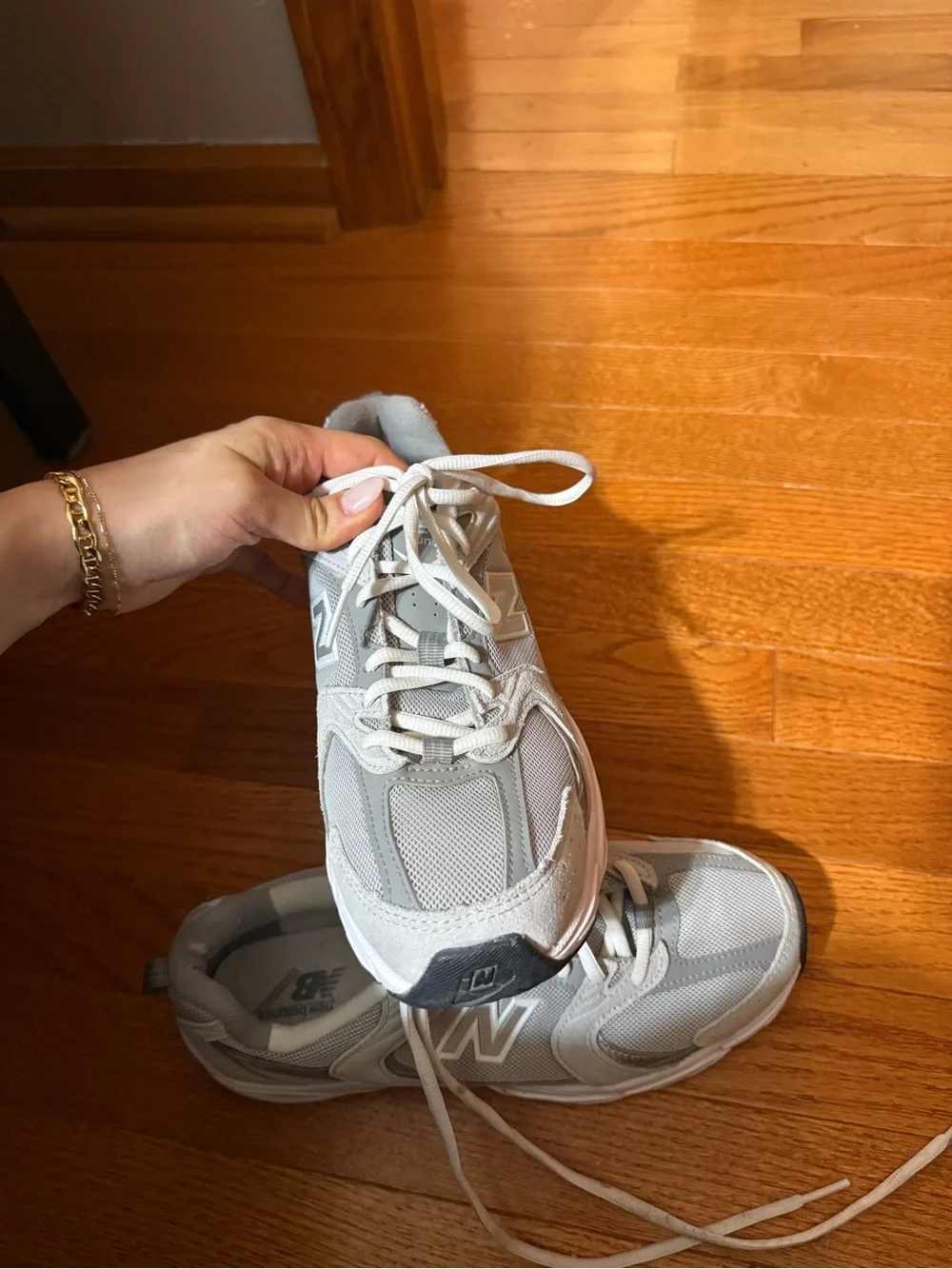 New Balance Women’s Light Gray Sneakers